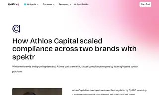 Preview of the Athlos Capital Case Study