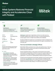 Preview of the Mitek Systems Case Study