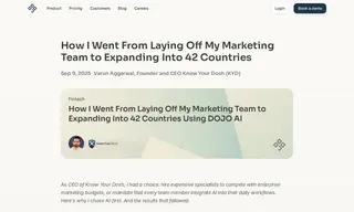 Preview of the Know Your Dosh Case Study