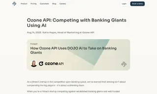 Preview of the Ozone API Case Study