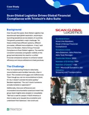 Preview of the Scan Global Logistics Case Study