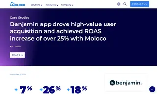 Preview of the Benjamin app Case Study