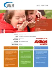Preview of the Aktion Mensch e.V. Case Study