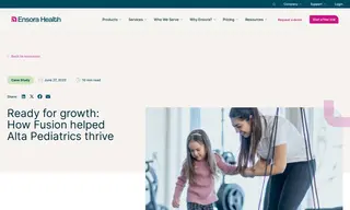 Preview of the Alta Pediatrics Case Study