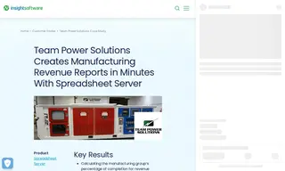 Preview of the Team Power Solutions Case Study
