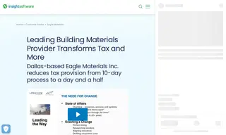 Preview of the Eagle Materials Inc Case Study