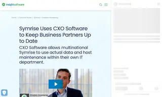 Preview of the Symrise Case Study