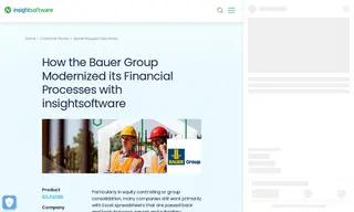 Preview of the Bauer Gruppe Case Study