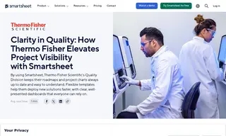 Preview of the Thermo Fisher Scientific Case Study