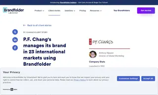 Preview of the P.F. Chang's Case Study