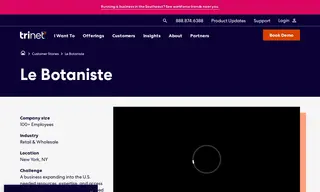 Preview of the Le Botaniste Case Study