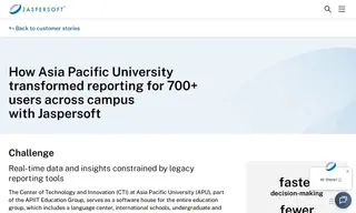 Preview of the Asia Pacific University Case Study