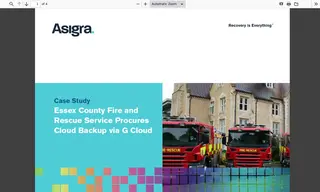 Preview of the Essex County Fire & Rescue Service (ecfrs) Case Study
