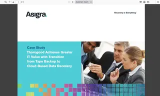 Preview of the Thorogood Associates Case Study