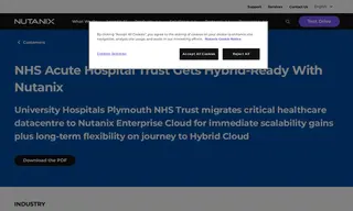 Preview of the University Hospitals Plymouth NHS Trust Case Study