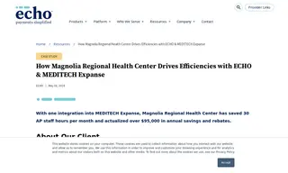 Preview of the Magnolia Regional Health Center Case Study