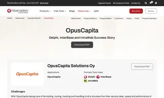 Preview of the OpusCapita Solutions Oy Case Study