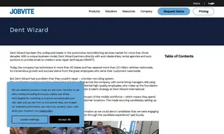 Preview of the Dent Wizard Case Study