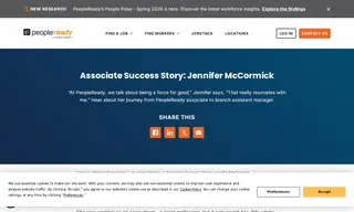Preview of the PeopleReady Associate Jennifer McCormick Case Study