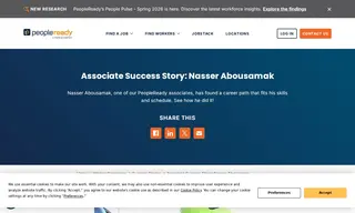 Preview of the PeopleReady Associate Nasser Abousamak Case Study