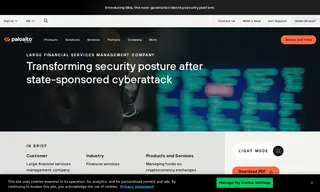 Preview of the Large Financial Services Management Company Case Study
