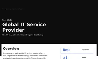 Preview of the Global IT Service Provider Case Study