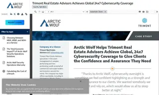 Preview of the Trimont Real Estate Advisors Case Study