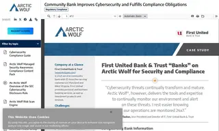 Preview of the First United Bank & Trust Case Study
