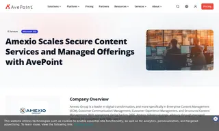 Preview of the Amexio Case Study